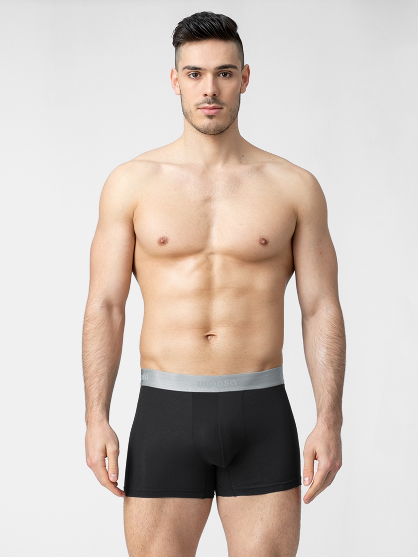 LAPASA 3 Pack Men's Boxers Underwear Men's Micro Modal Trunks Boxers Briefs For Men Boxer Shorts M02 M71