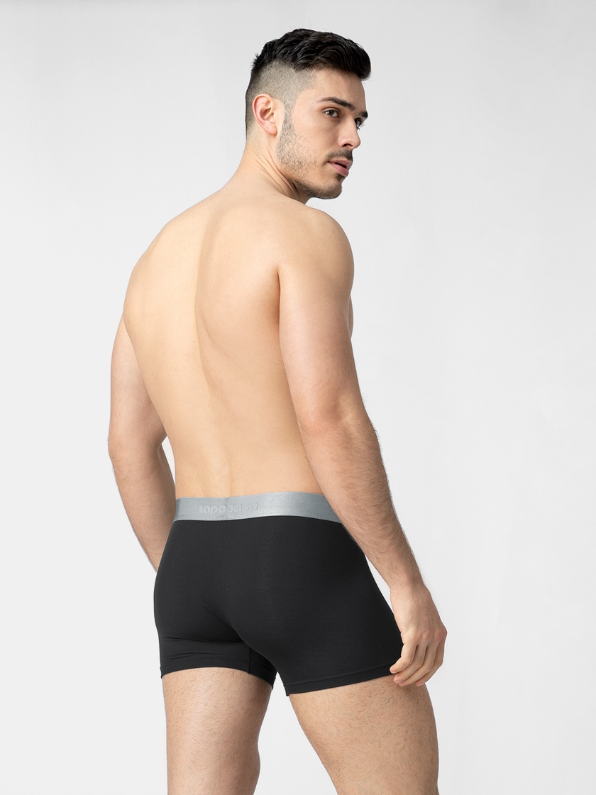 LAPASA Men's Boxer Briefs 3-Pack Cool MicroModal Stretch Underwear Trunks Comfort Soft Breathable M71 
