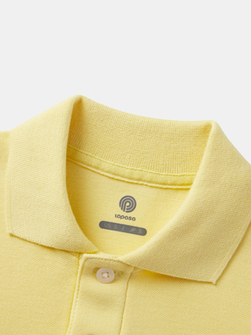 LAPASA Kids' Pique Polo Shirt Short Sleeve, 100% Cotton School Uniform Unisex, Boys& Girls Multicolored Variety K03R1