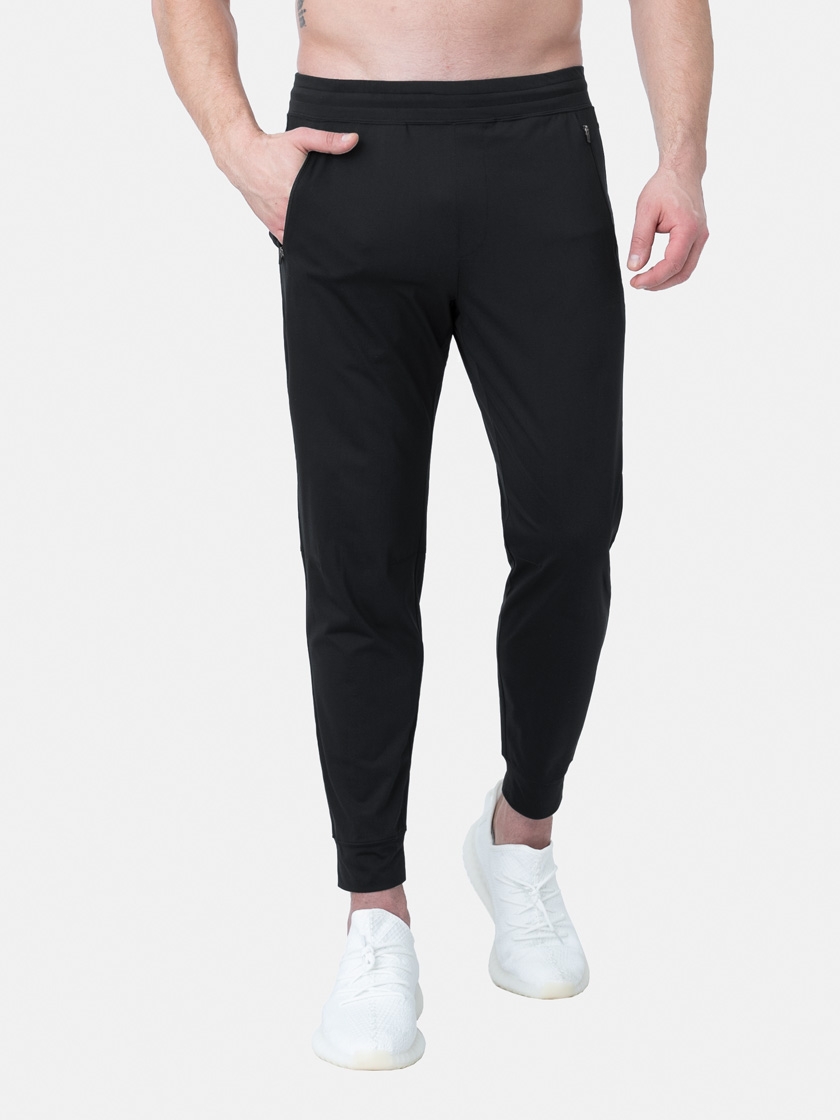 LAPASA Men's Lightweight Activewear Joggers Athletic Polyester Sweatpants M107R1