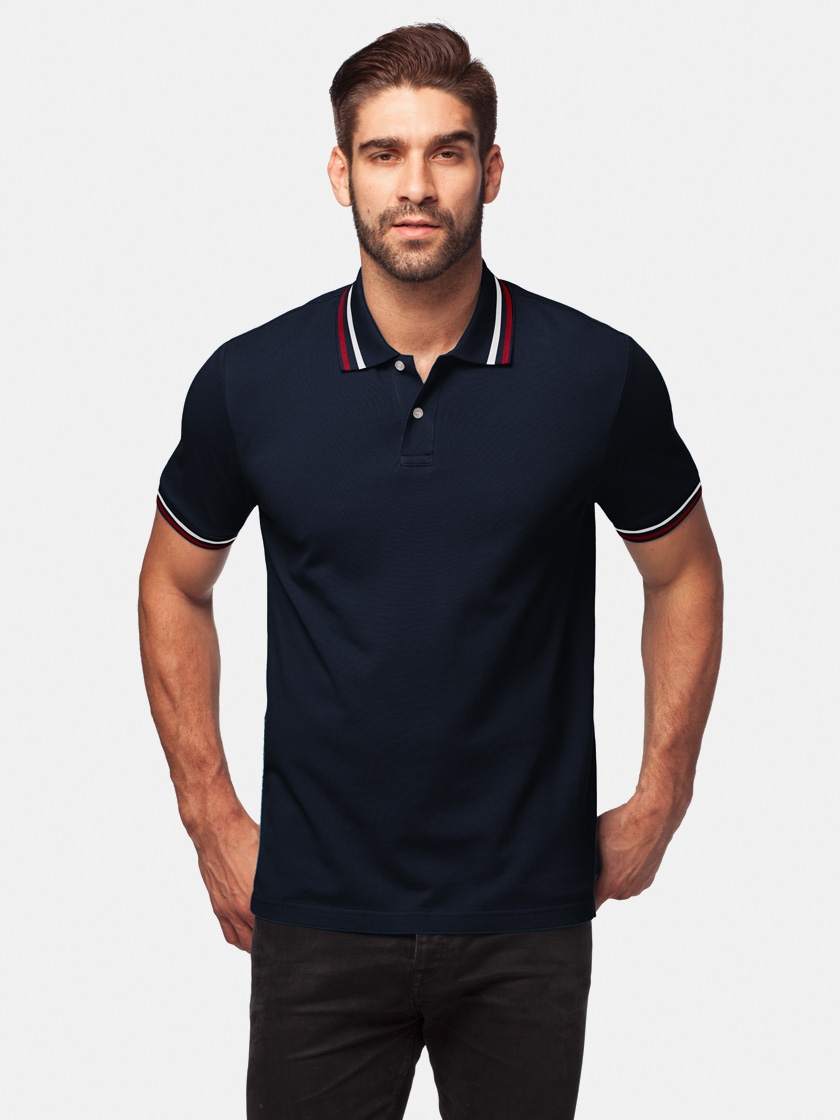 LAPASA (1）Pack Men's Classic Pique Cotton Short Sleeve Polo Shirt Business Casual Tee 2022 Striped Collar M19A1
